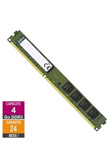 Barrette Mémoire 4Go RAM DDR3 KCP316NS8/4 DIMM PC3-12800U Très bon état Kingston reconditionné disponible sur Darty