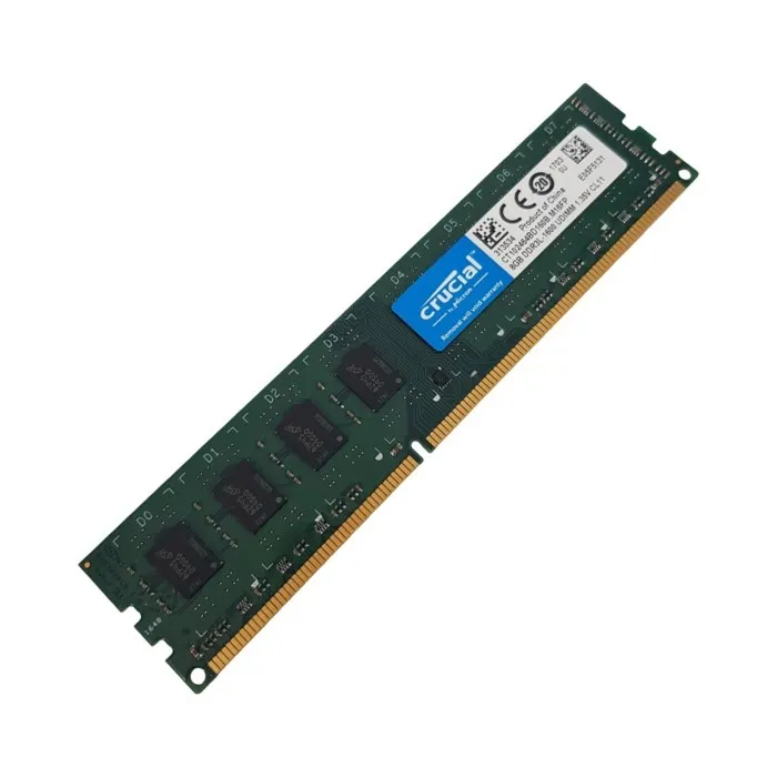 Barrette Mémoire 8Go RAM DDR3 Crucial CT102464BD160B.M16FP DIMM PC3L-12800U Reconditionné Crucial reconditionné disponible sur Cdiscount Seconde Vie