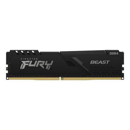 Barrette mémoire RAM Kingston FURY Beast 8 Go (1 x 8 Go) DDR4 3200 MHz CL16 État correct - 56,99 € Barrette mémoire RAM Kingston FURY Beast 8 Go (1 x 8 Go) DDR4 3200 MHz CL16 État correct Kingston reconditionné disponible sur Fnac