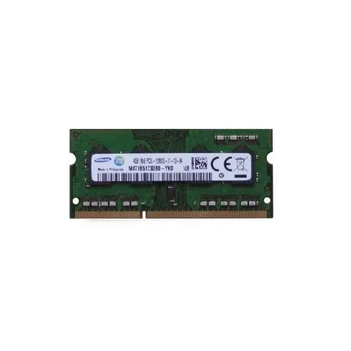 Acheter Barrette Mémoire RAM Sodimm 4Go DDR3 PC3L Reconditionné - 28,00 € Barrette Mémoire RAM Sodimm 4Go DDR3 PC3L Reconditionné N/A reconditionné disponible sur Cdiscount Seconde Vie
