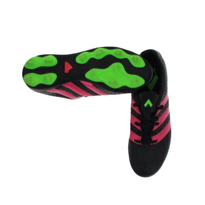 Voir photo 3 de Baskets de foot à crampons noirs et rose - garçon - Adidas - pointure 38 Baskets de foot à crampons noirs et rose - garçon - Adidas - pointure 38 reconditionné photo 3