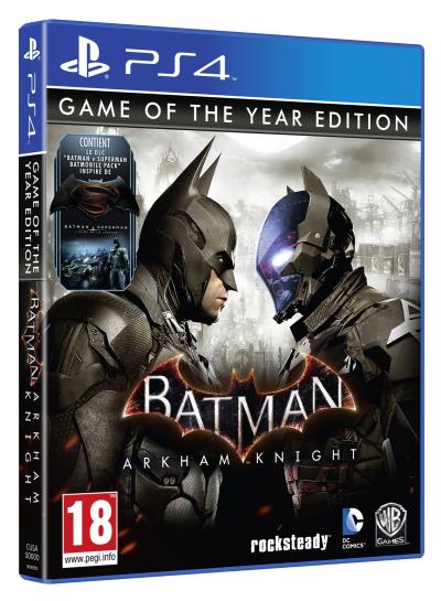 Batman Arkham Knight Game of the Year Edition PS4 État correct Warner Bros. Entertainment France reconditionné disponible sur Fnac