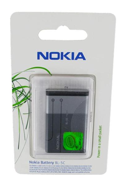 Batterie d'origine sous blister Nokia BL-5C Lithium Ion 1020 mAh 3,7V pour le Nokia 7610 État correct Nokia reconditionné disponible sur Fnac
