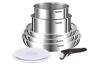 BATTERIE DE CUISINE 8 PIECES INGENIO EMOTION INDUCTION ET FOUR L8968S04 Bon état Tefal reconditionné disponible sur Darty