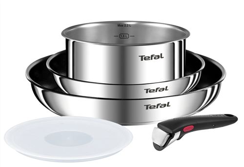 Batterie de cuisine Tefal Ingenio Emotion L8975S04 5 pièces Inox État correct - 49,99 € Batterie de cuisine Tefal Ingenio Emotion L8975S04 5 pièces Inox État correct Tefal reconditionné disponible sur Fnac | Dero