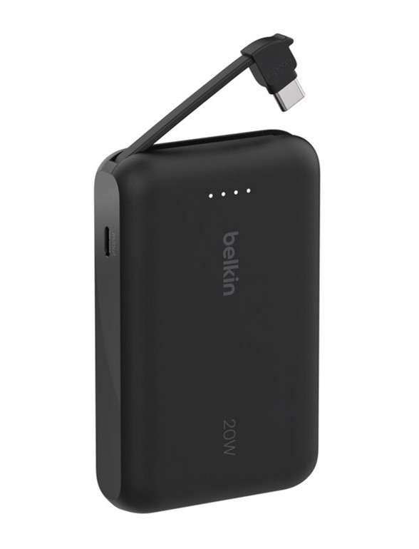 Voir photo 2 de Batterie externe Belkin 10000 mAh - Cable USB-C Intégré Batterie externe Belkin 10000 mAh - Cable USB-C Intégré Parfait état reconditionné photo 2