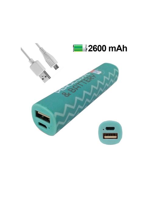 Batterie externe Mr. Wonderful Peace et Love PowerBank 2600 mAh Vert État correct Mr. Wonderful reconditionné disponible sur Fnac