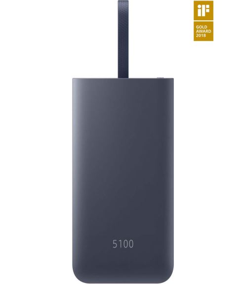 Batterie externe Samsung Charge rapide USB-C Combo 5100 mAh Bleu État correct Samsung reconditionné disponible sur Fnac