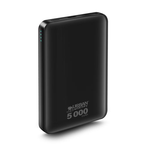 Batterie externe Urban Factory Juicee Max 5000 mAh Noir État correct Urban Factory reconditionné disponible sur Fnac