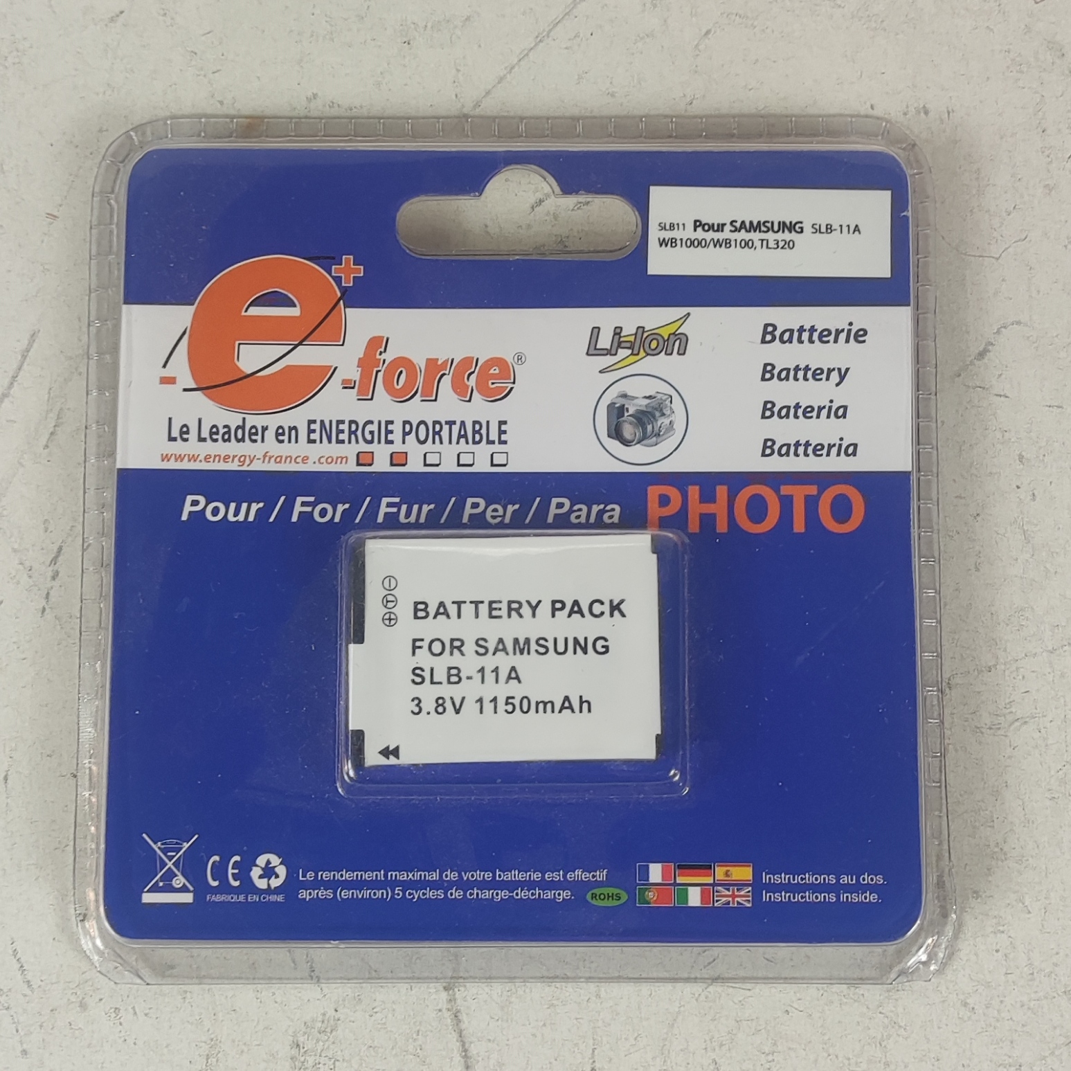 Voir photo 1 de Batterie SLB-11A pour appareil Samsung WB1000/WB100, TL320 Neuve. | Dero Batterie SLB-11A pour appareil Samsung WB1000/WB100, TL320 Neuve. Parfait état reconditionné | Dero
