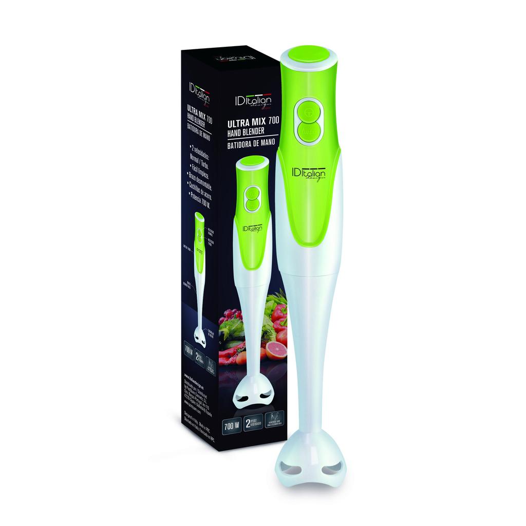Voir photo 1 de Batteur électrique Id Italian Design Ultra Mix 700 - Blanc/Vert | Dero Batteur électrique Id Italian Design Ultra Mix 700 - Blanc/Vert Reconditionné ID Italian Design reconditionné | Dero