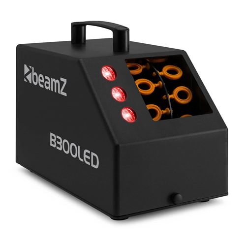 BeamZ B300LED Machine à Bulles Enfant/Mariage/Soirée avec LEDs RGB - Ventilateur Puissant, Double Roue État correct - 50,90 € BeamZ B300LED Machine à Bulles Enfant/Mariage/Soirée avec LEDs RGB - Ventilateur Puissant, Double Roue État correct N/A reconditionné disponible sur Fnac