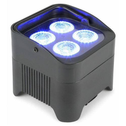 BeamZ BBP94 Uplight PAR Projetctezr Jeu de lumière LED UV RVBAB - fonctionne sur batterie - 48W État correct BeamZ reconditionné disponible sur Fnac