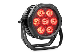 Beamz Professional BWA410 Projecteur PAR - Eclairage soirée DJ - 7 LED RVBB - 4/8 canaux DMX - 7x 10W - noir Très bon état N/A reconditionné disponible sur Darty