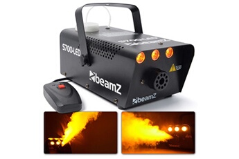 Beamz S700-LED - Machine à fumée avec effet flamme activable, 700 Watts, 75m3 par minute, réservoir de 250 ml, 3 LED couleur Très bon état - 58,25 € Beamz S700-LED - Machine à fumée avec effet flamme activable, 700 Watts, 75m3 par minute, réservoir de 250 ml, 3 LED couleur Très bon état N/A reconditionné disponible sur Darty