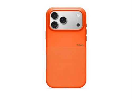 Beats - Coque de protection pour téléphone portable - robuste - contrôle de la caméra - compatibilité avec MagSafe - polyuréthane thermoplastique souple (TPU) - orange sierra - pour iPhone 17 Pro Max État correct reconditionné disponible sur Fnac