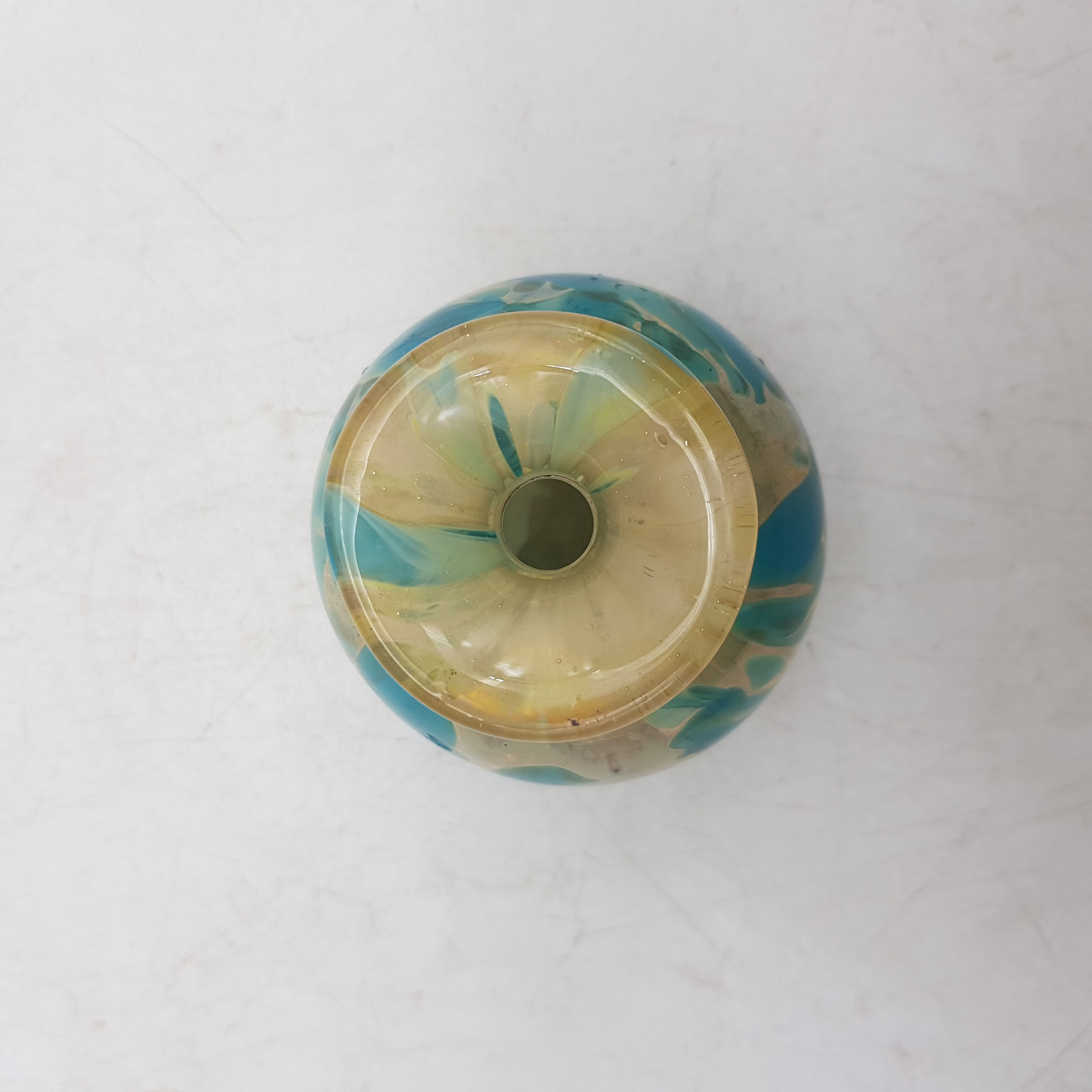 Voir photo 2 de Beau petit vase ou soliflore en verre "Medina Glass" Vintage - années 70 Beau petit vase ou soliflore en verre "Medina Glass" Vintage - années 70 reconditionné photo 2