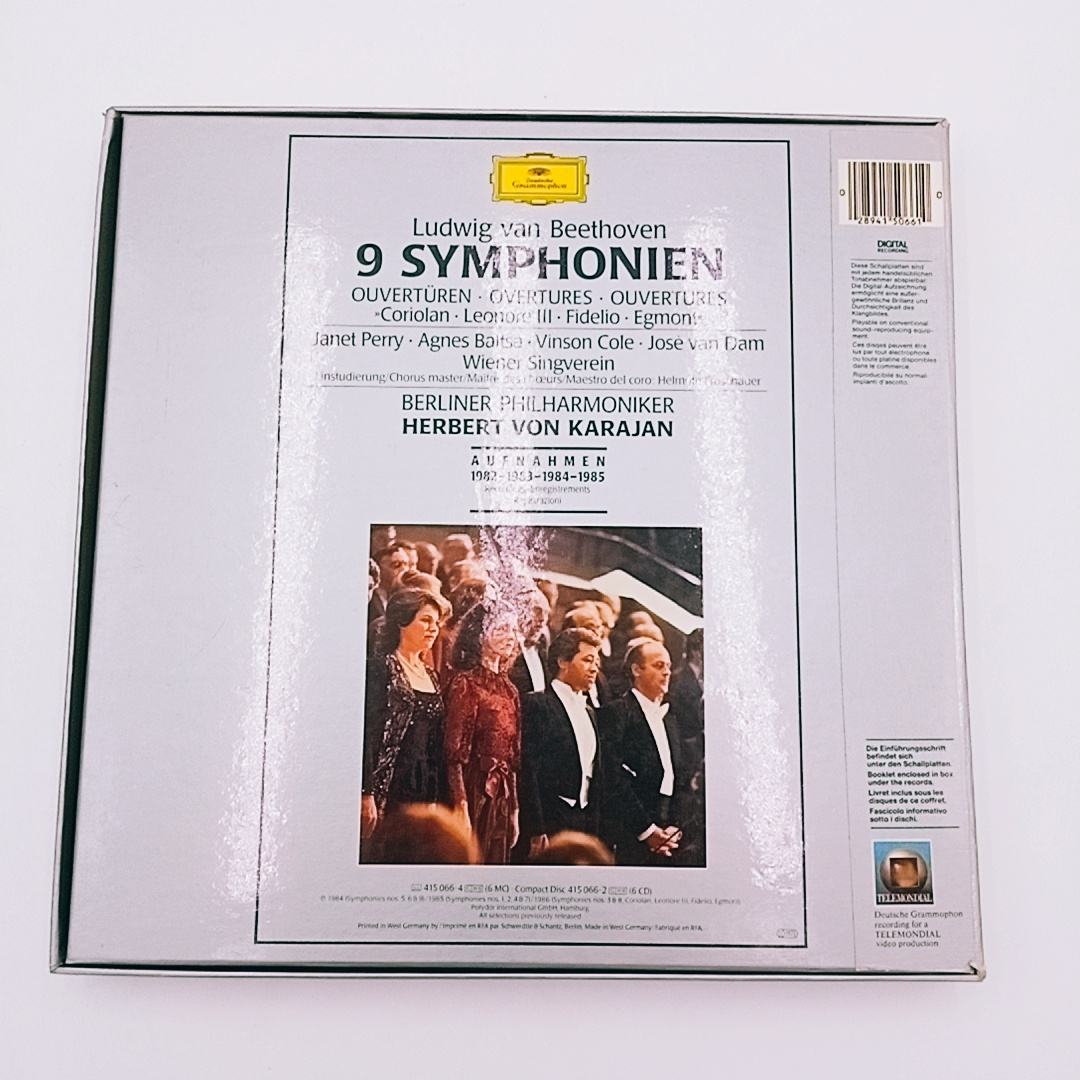 Voir photo 2 de Beethoven*, Karajan*, Berliner Philharmoniker – 9 Symphonien, Ouvertüren - Deutsche Grammophon Beethoven*, Karajan*, Berliner Philharmoniker – 9 Symphonien, Ouvertüren - Deutsche Grammophon Très bon état reconditionné photo 2