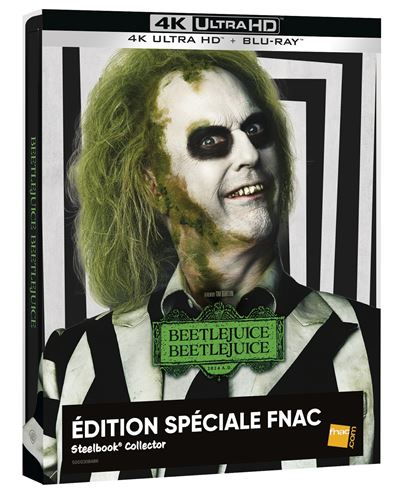 Beetlejuice Beetlejuice Édition Spéciale Fnac SteelBook® Blu-ray 4K Ultra HD État correct reconditionné disponible sur Fnac