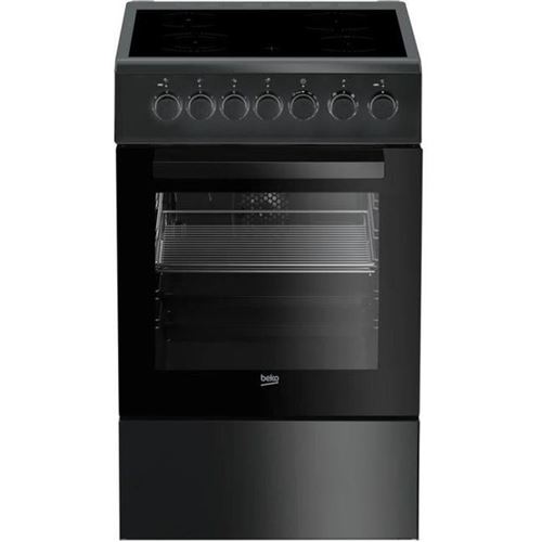 Beko FSS57100GAC - Cuisinière - pose libre - largeur : 50 cm - profondeur : 60 cm - hauteur : 85 cm - avec système auto-nettoyant - anthracite État correct Beko reconditionné disponible sur Fnac