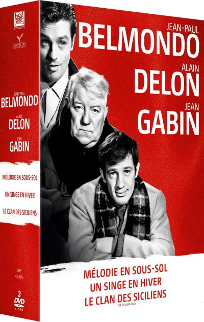 Belmondo-Delon-Gabin : Mélodie en sous-sol, Un Singe en hiver, Le Clan des Siciliens DVD État correct reconditionné disponible sur Fnac