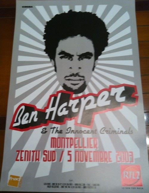 Ben Harper - 40x60 cm - AFFICHE / POSTER État correct N/A reconditionné disponible sur Fnac