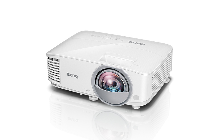 BenQ MX808STH vidéo-projecteur Projecteur à focale courte 3600 ANSI lumens DLP XGA (1024x768) Blanc - Très bon état Très bon état BenQ reconditionné disponible sur Pixmania