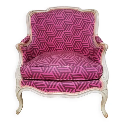 Bergere tapiss style Louis XVI rouge Bon état - 370,00 € Bergere tapiss style Louis XVI rouge Bon état reconditionné disponible sur Rakuten