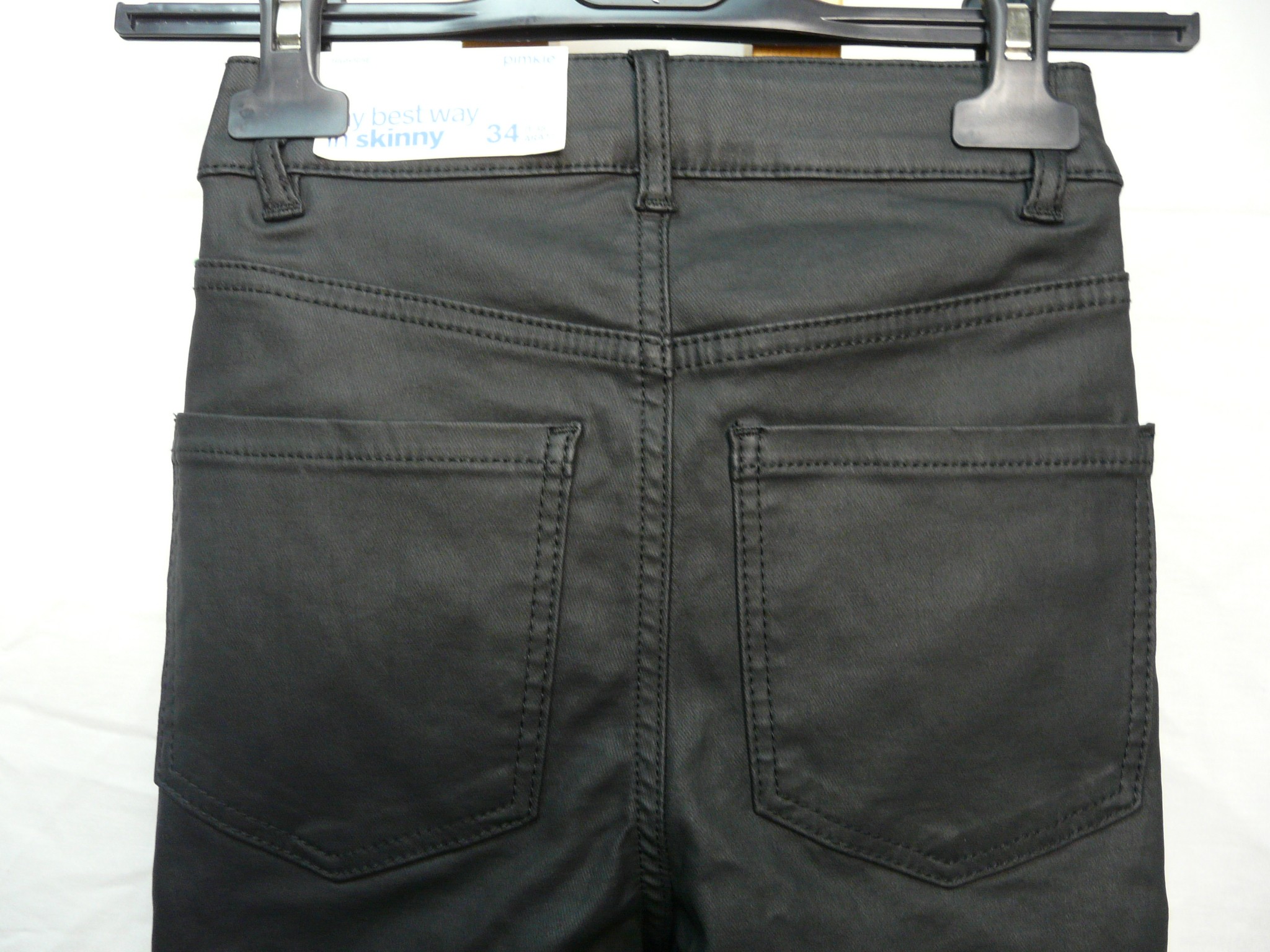 Voir photo 4 de BF209 - Jean skinny ciré - Collection Pimkie - Taille 34 BF209 - Jean skinny ciré - Collection Pimkie - Taille 34 Parfait état reconditionné photo 4
