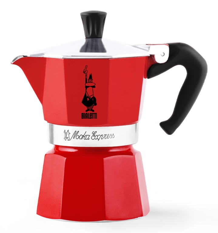 Bialetti Moka Express Cafetière à moka Rouge - Excellent état Parfait état - 25,64 € Bialetti Moka Express Cafetière à moka Rouge - Excellent état Parfait état reconditionné disponible sur Pixmania