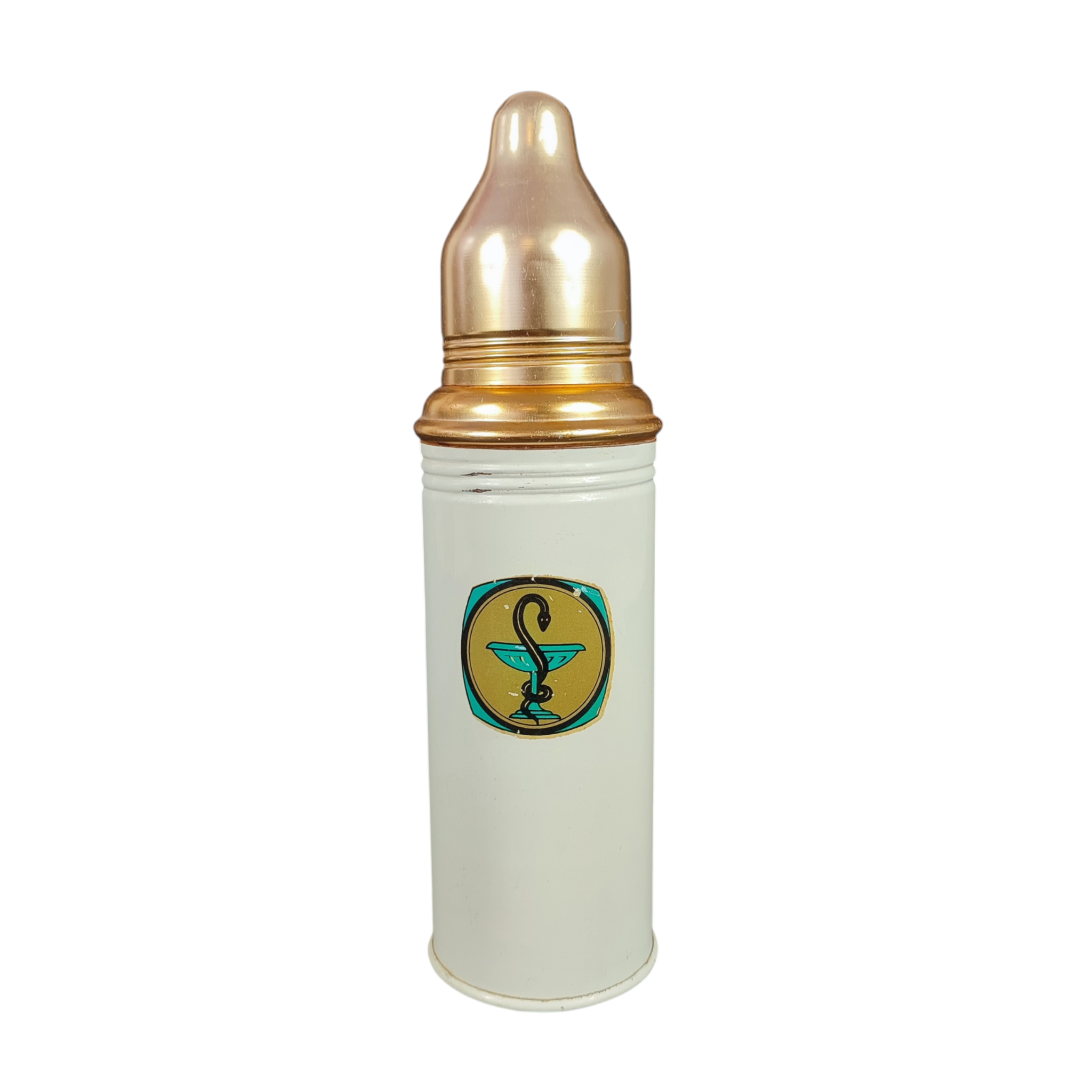 Acheter Biberon thermos vintage (incomplet) blanc - 11,50 € Biberon thermos vintage (incomplet) blanc reconditionné disponible sur Label Emmaüs