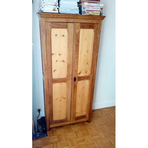 Bibliothèque en chêne massif ¿ étagères modulables Bon état - 150,00 € Bibliothèque en chêne massif ¿ étagères modulables Bon état reconditionné disponible sur Rakuten