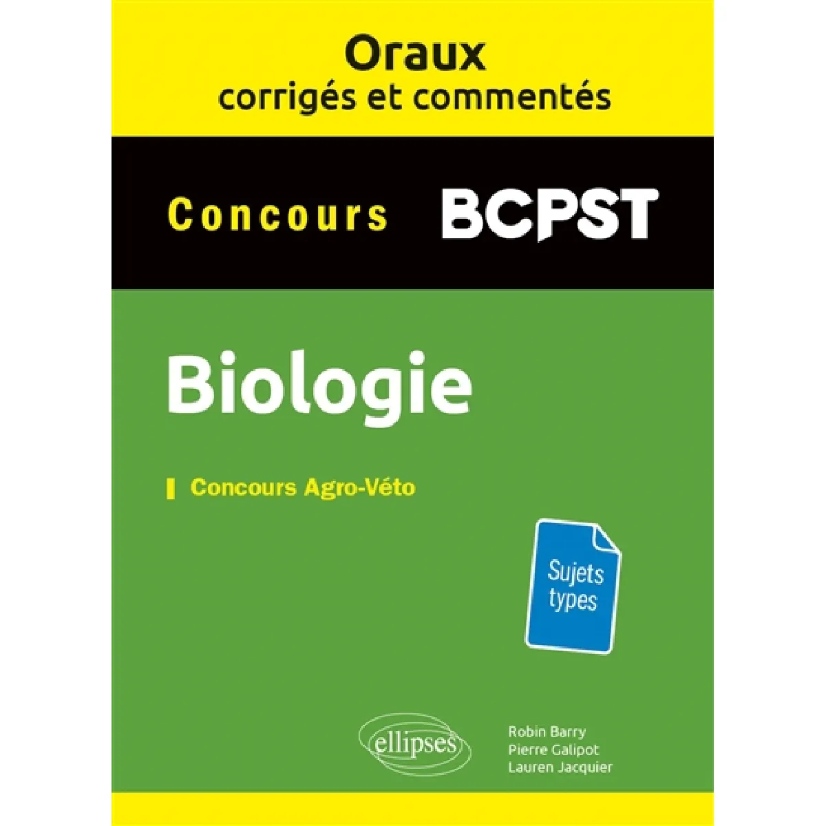 Acheter Biologie concours BCPST : concours agro-véto État correct - 11,19 € Biologie concours BCPST : concours agro-véto État correct N/A (Il ne s'agit pas d'une marque reconditionné disponible sur Rue du Commerce Seconde Vie