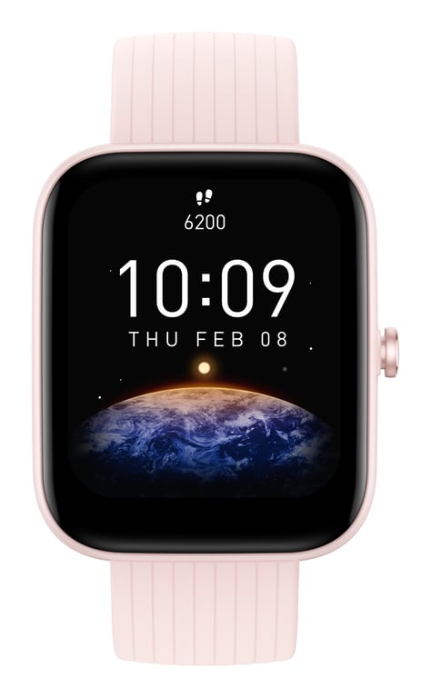 Bip 3 Pro - 1,69 pouces - Rose - Très bon état Très bon état Amazfit reconditionné disponible sur Pixmania