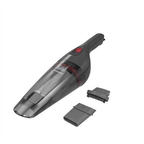 Black & Decker NVB12AVA-XJ aspirateur de table Gris, Rouge Sans sac - Très bon état Très bon état Black & Decker reconditionné disponible sur Pixmania