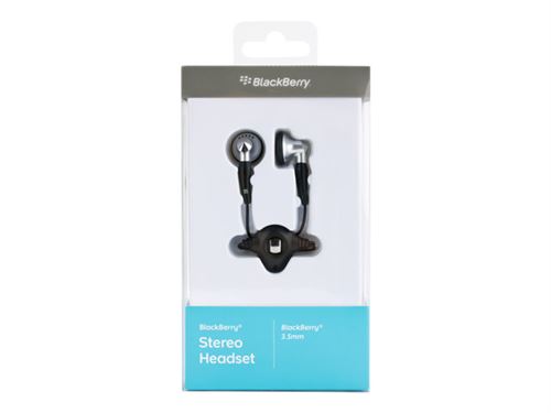 BlackBerry Kit piéton filaire stéréo 3,5 mm - Noir État correct BlackBerry reconditionné disponible sur Fnac