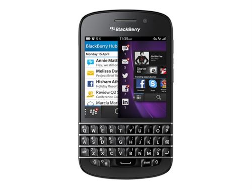 BlackBerry Q10 - 4G smartphone BlackBerry - RAM 2 Go / Mémoire interne 16 Go - microSD slot - écran OLED - 3.1" - 720 x 720 pixels - rear camera 8 MP - front camera 2 MP - noir État correct BlackBerry reconditionné disponible sur Fnac