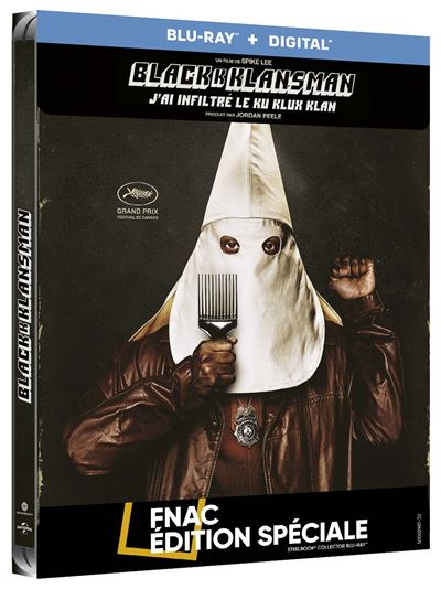 BlacKkKlansman : J'ai infiltré le Ku Klux Klan SteelBook® Edition Fnac Blu-ray État correct - 60,26 € BlacKkKlansman : J'ai infiltré le Ku Klux Klan SteelBook® Edition Fnac Blu-ray État correct reconditionné disponible sur Fnac