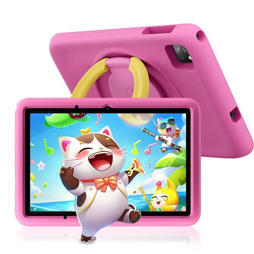 Blackview Tab A6 Kids Tablette pour Enfants Android 14 10.1" HD+, 12Go + 128Go /SD 1TB 5100mAh Éducative,Contrôle Parental - Rose État correct N/A reconditionné disponible sur Fnac