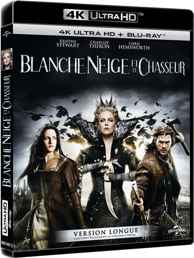 Blanche-Neige et le Chasseur Blu-ray 4K Ultra HD État correct - 31,10 € Blanche-Neige et le Chasseur Blu-ray 4K Ultra HD État correct reconditionné disponible sur Fnac