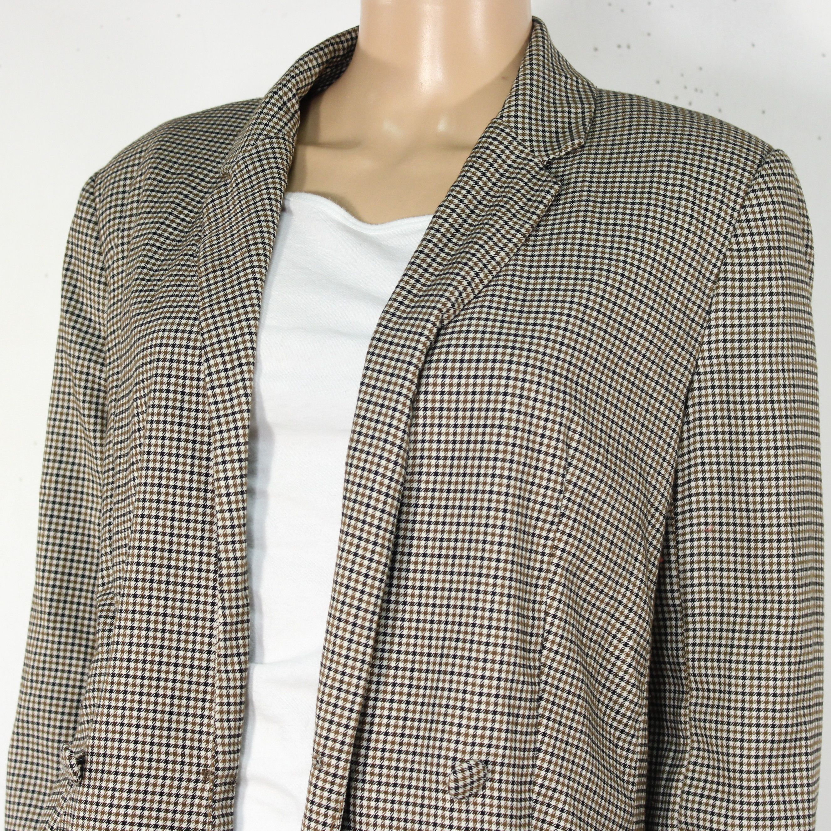 Voir photo 2 de Blazer Femme à Carreaux Marron/Ecru KIABI Taille 40 Blazer Femme à Carreaux Marron/Ecru KIABI Taille 40 Très bon état reconditionné photo 2