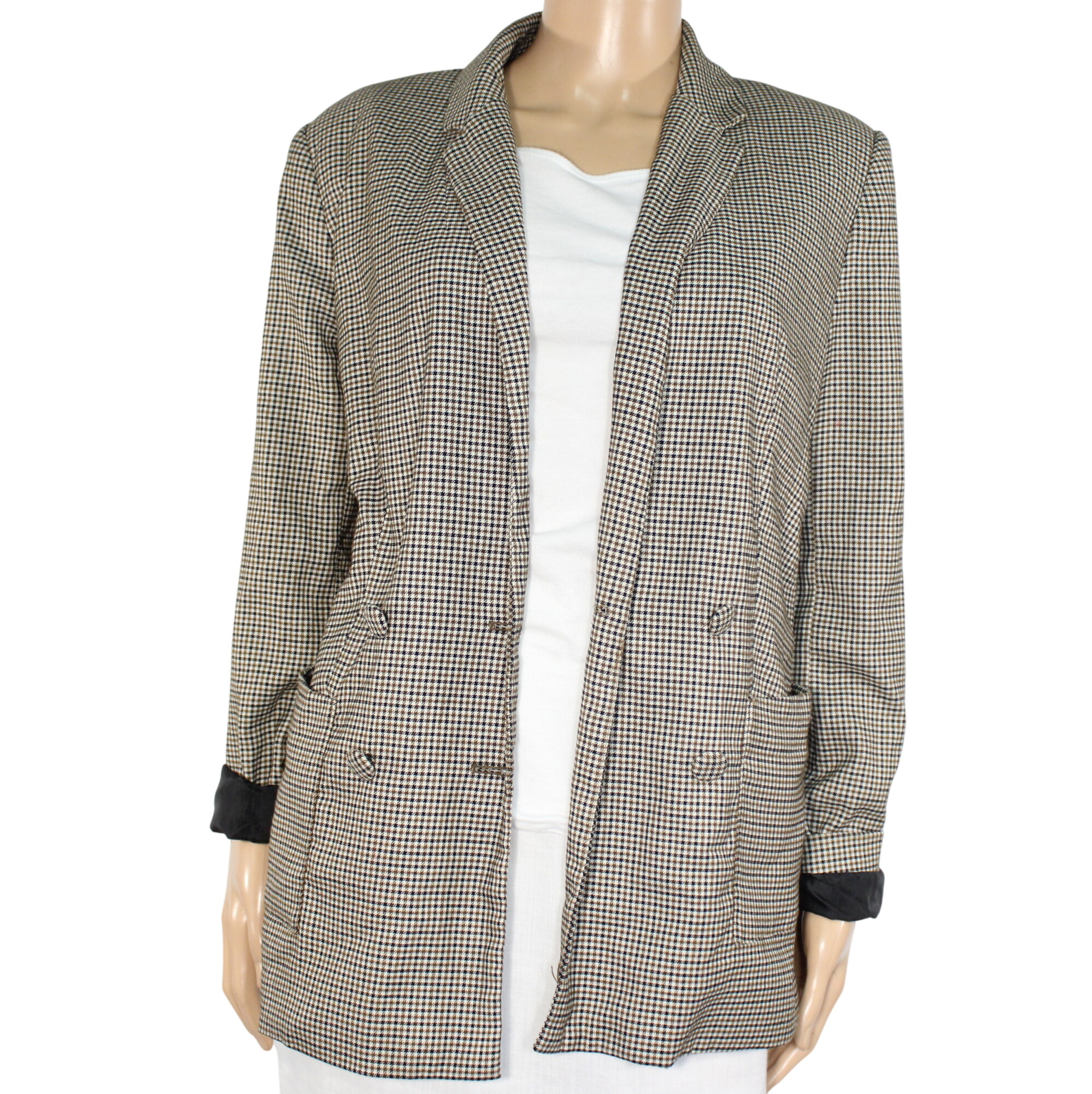 Blazer Femme à Carreaux Marron/Ecru KIABI Taille 40 Très bon état - alternatives disponibles sur Dero Blazer Femme à Carreaux Marron/Ecru KIABI Taille 40 Très bon état reconditionné (offre indisponible)