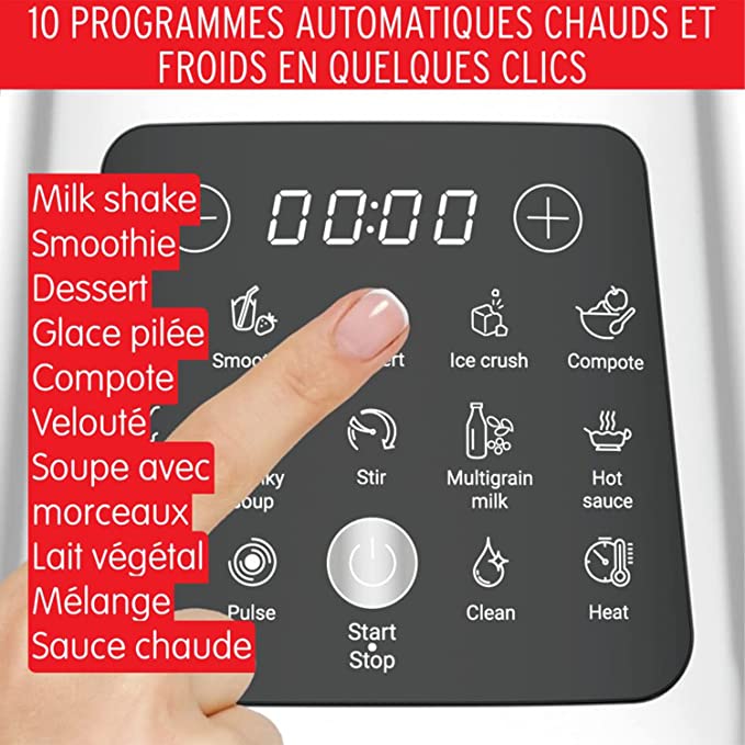 Voir photo 2 de Blender chauffant Moulinex LM835D10R Blender chauffant Moulinex LM835D10R Très bon état reconditionné photo 2