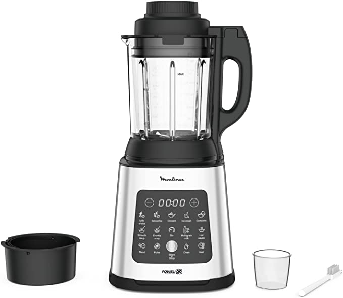 Blender chauffant Moulinex LM835D10R Très bon état - 153,00 € Blender chauffant Moulinex LM835D10R Très bon état reconditionné disponible sur Label Emmaüs