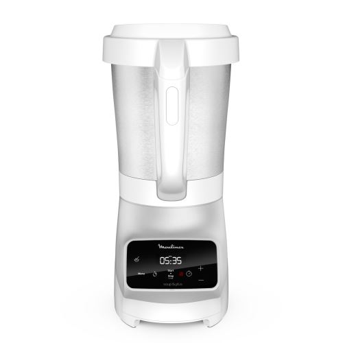 Blender chauffant Moulinex Soup et Plus avec panier vapeur 1100 W Argent et Blanc État correct Moulinex reconditionné disponible sur Fnac | Dero