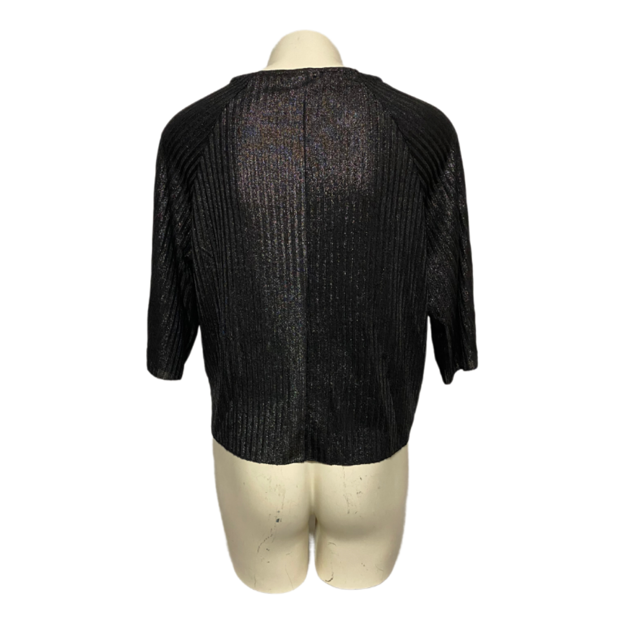 Voir photo 2 de Blouse Femme à Manches Longues et argenté effet paillettes - MANGO - S Blouse Femme à Manches Longues et argenté effet paillettes - MANGO - S Très bon état reconditionné photo 2