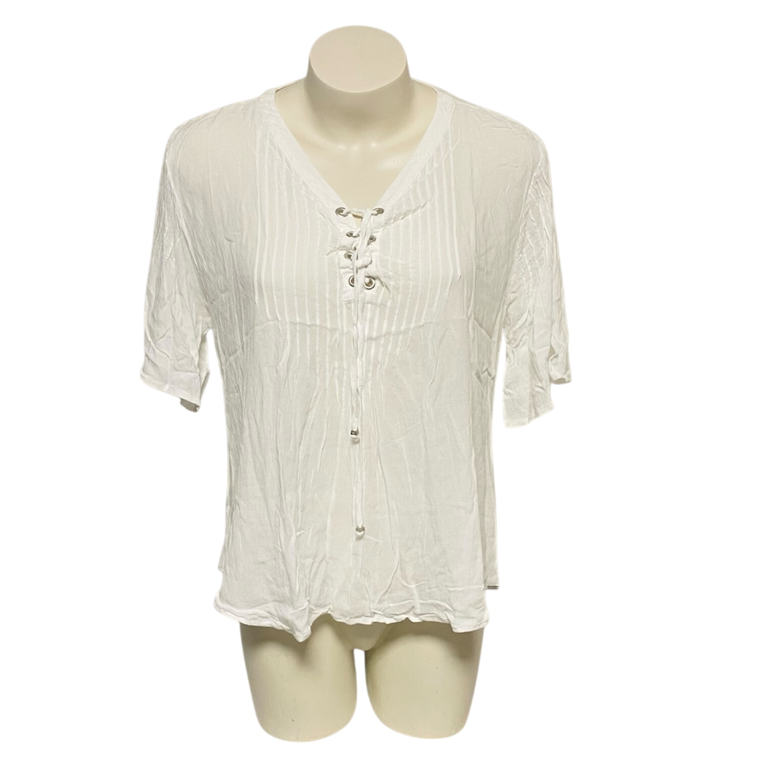 Blouse Femme - IKKS Women - 44 Très bon état - 10,00 € Blouse Femme - IKKS Women - 44 Très bon état reconditionné disponible sur Label Emmaüs