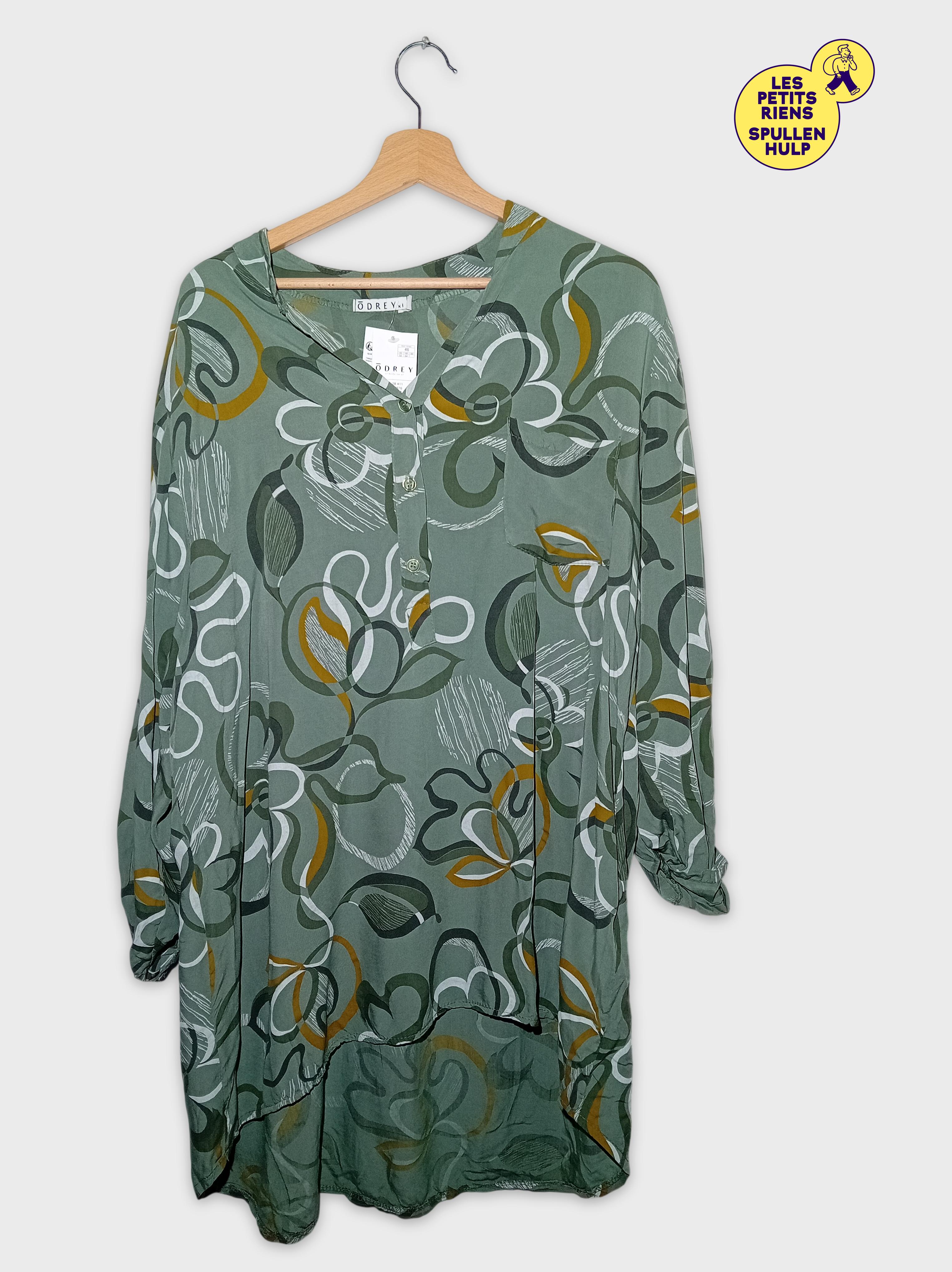 Voir photo 2 de Blouse Fluide Imprimé Floral Vert Odrey Xl (T4655) Blouse Fluide Imprimé Floral Vert Odrey Xl (T4655) Parfait état reconditionné photo 2