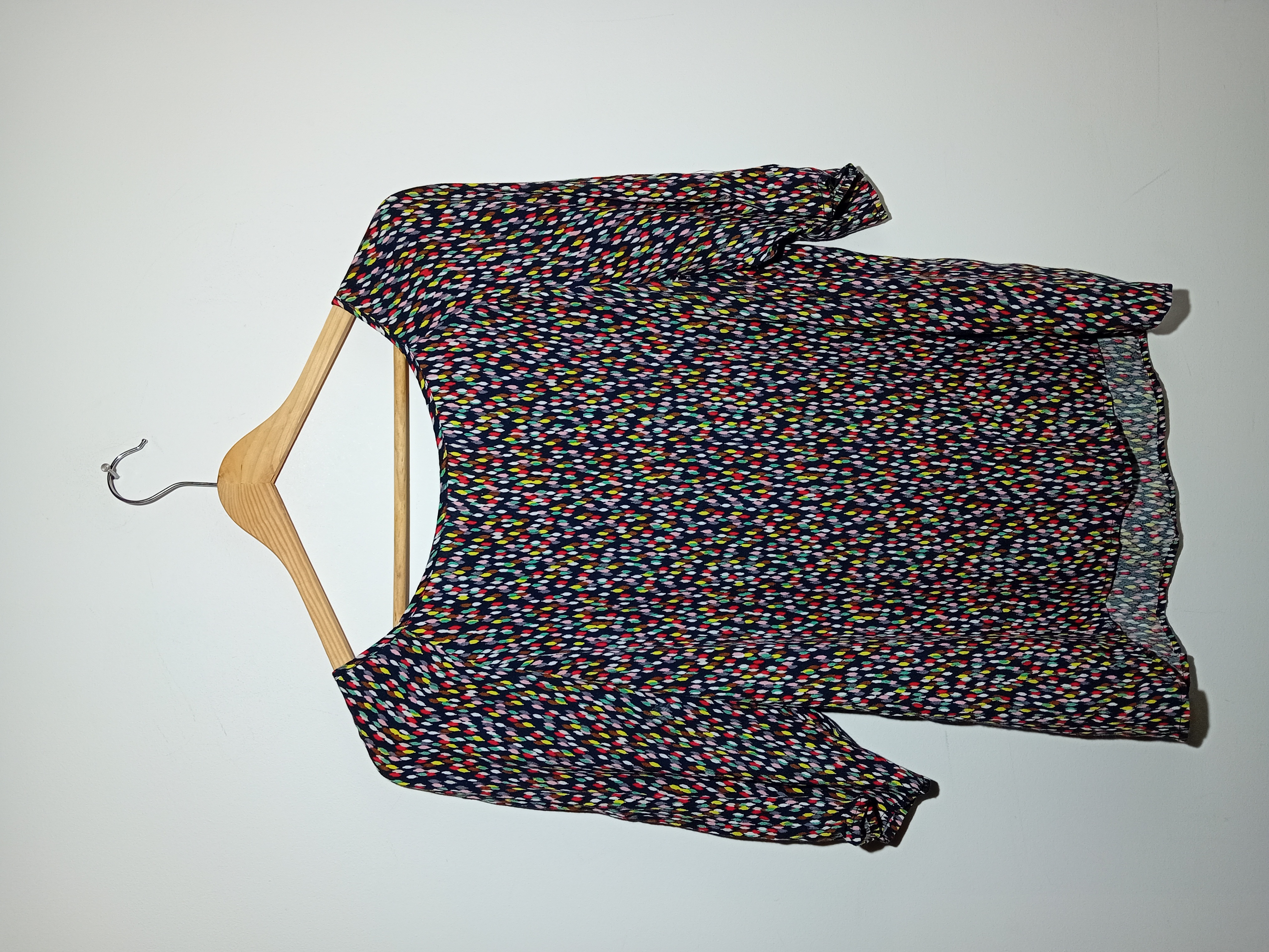 Voir photo 4 de Blouse Manches Longues Promod Motif Pois Multicolores Bleu Marine M (T4445) Blouse Manches Longues Promod Motif Pois Multicolores Bleu Marine M (T4445) Très bon état reconditionné photo 4