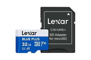 Blue Plus 32 Go UHS-I Bon état Lexar reconditionné disponible sur Darty